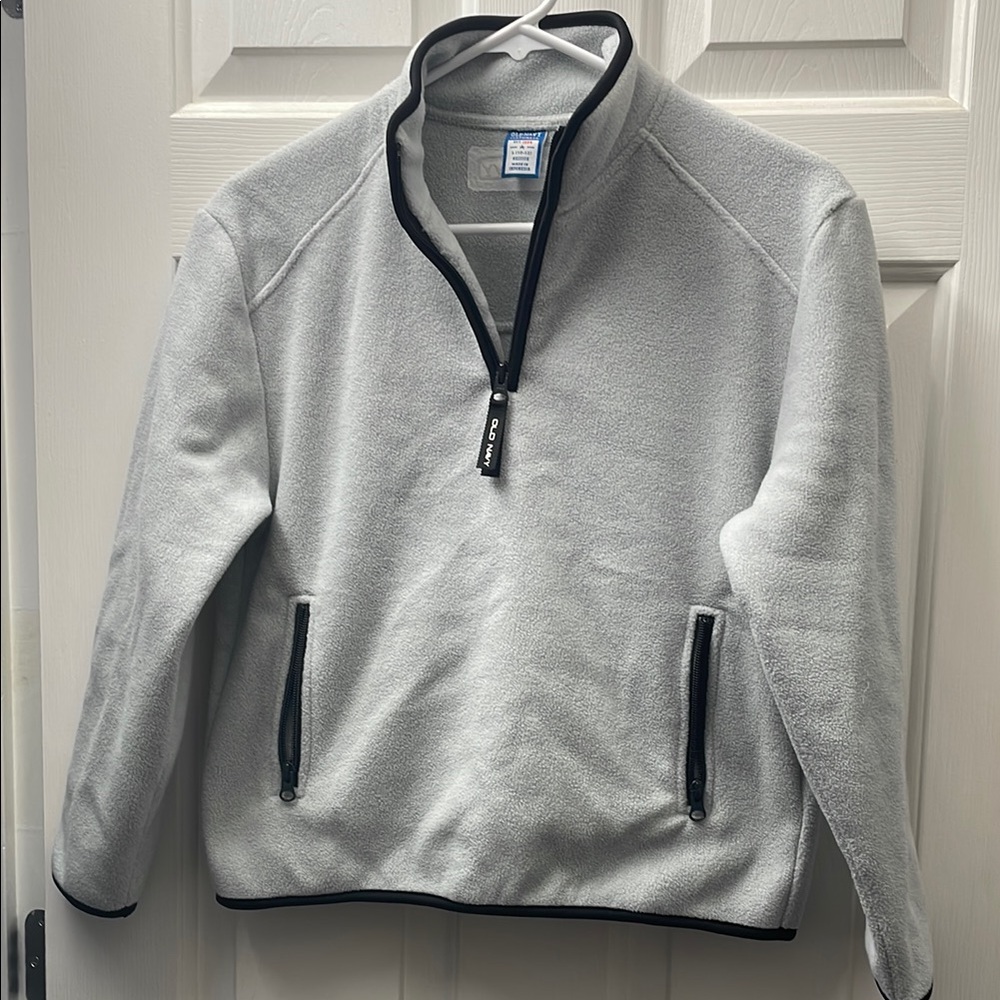 Boy’s Gray Half-Zip Sweater